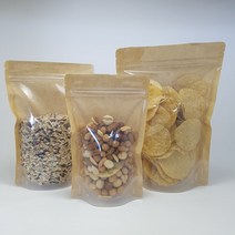 바이올팩키지 크라프트 스탠딩지퍼백 소(13x20) 100매 + 샘플5종, 소, 1개