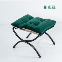 오토만 오또만 소파 발 받침대 접는 쇼파 의자 사무실 의자 발걸이, 더치 벨벳 에메랄드