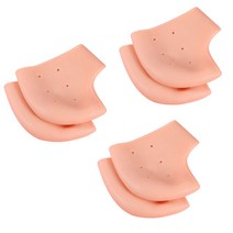 실리콘 발뒤꿈치패드 뒷꿈치 보호 발패드 쿠션 물집방지 3세트, 주간용-살색 X 3개