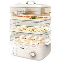 Konka-지능형 전기 스티머 8L 멀티 레이어 시각화 자동 전원 끄기 및 안티 드라이 버닝 220V, 02 3 layer 10L_01 미국