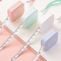 휴대용 피팅 파스텔 사각 미니줄자 DD-10002, 핑크