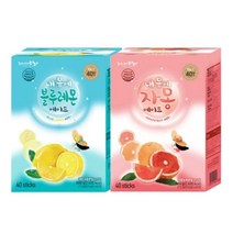 [WINZI_마켓] 칵테일음료 청포도티 에이드가루 청포도에이드 레몬쥬스 분말레몬에이드, ☞ 타이거마마 블루레몬에이드 40T+자몽에이드 40T