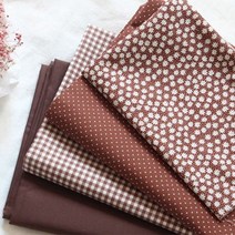 자투리 면큐티 브라운72194 택1, 면큐티 브라운72194 1mm미니도트