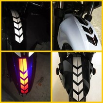 코리아 팡팡샵 라이모 바이크 빛반사 스티커 튜닝 오토바이 자동차, 1개, 블랙