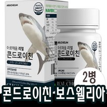 60정x2병 콘드로이친 상어연골 우슬환 초록입홍합 1200 해조칼슘 추출물 캡슐 +알약케이스