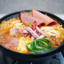 한끼식사 맛집 캠핑요리 홈파티 배달음식 술안주 국물요리 햄듬뿍 손님접대 부대찌개 밀키트, 1개