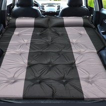 [mansubmall] 더올뉴 스포티지NQ5 자동차 SUV전용 차박캠핑 트렁크침대 자충 에어매트 쿠션 목베개, B타입_스웨이드블랙