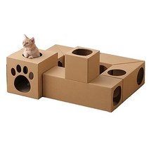 아이리스 오야마 고양이 장난감 고양이 고양이 터널 조합 가능 풀 세트 P-NTF, 전종 세트