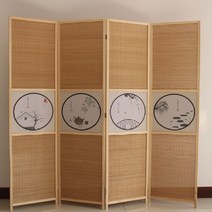 DAIT 병풍 파티션 가림막 칸막이 분리 가정용 카페 사무실, 높이170CM길이150CM3단파티션옵션3
