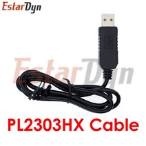 PL2303HX PL2303 USB To RS232 TTL 컨버터 어댑터 모듈/USB UART 모듈 CH340G CH340 3.3V 5V 스위치, [03] PL2303HX Cable