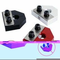 필라멘트 용접기 커넥터 1.75mm PLA ABS TPU 센서 Ender 3Pro Anet SKR 3D 프린터 알루미늄 블록 3D 부품, 은