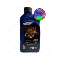 엘프 모토로드 10W40 1L 오토바이 엔진오일 50%합성유 엘프코리아, 1개, 1000ml