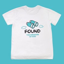 갓피플 반팔 여름성경학교 수련회 티셔츠 - FOUND 찾았다! 하나님 나라