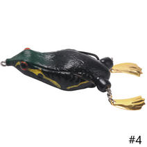 다혜 낚시용품 스쿠이마 개구리미끼 가물치프로그 개구리프로그 플로팅 웜 배스낚시 FROG 프로그 루어 민물낚시 탑워터, #4