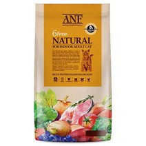 ANF 식스 프리 인도어 어덜트 고양이 사료, 1개, 1kg