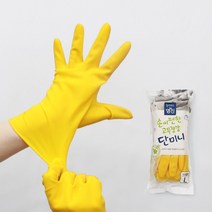 홈에디션명진 단미니 고무장갑 엘로우 (소/대) 20켤레, L, 옐로우, 대(L)