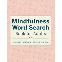 (영문도서) Mindfulness Word Search Book for Adults Paperback, Rockridge Press, English, 9781638077565