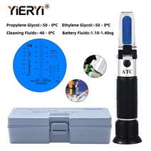 yieryi handheld tester tool 4 in 1 engine fluid glycol 부동액 빙점 car battery 굴절계 w atc with the box, 협력사