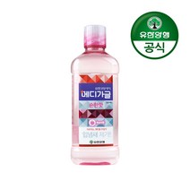 유한양행 [본사직영] 유한덴탈케어 메디가글 순한맛 구강청결제 750mL 복숭아향, 1개