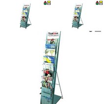 카다로그 스탠드 A4기준 1열10단 CS-223A실사 엽서진열대 도서진열대 간행물