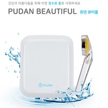 [신제품] 편리한 자가설치 정수샤워기 퓨댄뷰티풀 녹물제거 항균필터 정수 샤워기 연수샤워기, 퓨댄뷰티풀(본체+샤워기)