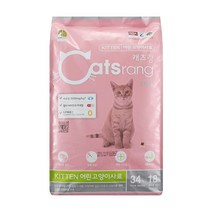 캐츠랑 키튼 어린 고양이 리필형 사료 8kg, 1개