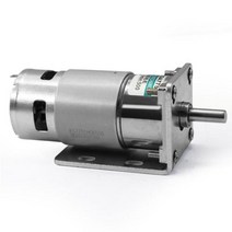 모터 수리도구 부품 42GA775 DC 12V 24V 모든 금속 최대 60KG 브래킷이있, 500rpm+12V