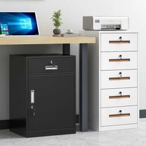 캐비넷 캐비닛 수납장 잠금 미니 사물함 개인, 3파티션 양문형 캐비닛