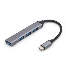 USB멀티허브 HUB Type C to 3x USB 2.0 + USB 3.0 4 Port Splitter Adapter converter For Laptop PC Compu, 04 GYB