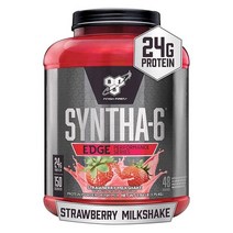 BSN 비에스엔 신타6 엣지 아이솔레이트 딸기 밀크 쉐이크 1.75kg 분리 유청 단백질 웨이, 1개