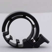 슬림 디자인 알루미늄 자전거 반지 링 벨 자전거필수 자전거캠핑 라이딩 종, 1개, 블랙