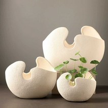 수경화분 세라믹 연꽃 수반 정원 조경 화분 장식, 스타일 22 세라믹 중간
