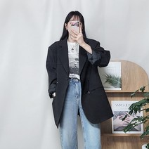 프롬하트 대디 오버핏 스트링 박시자켓 가을자켓 기본자켓 빅사이즈