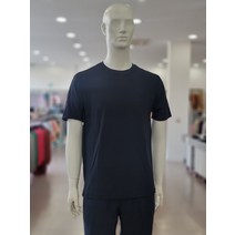 헤지스 남성 S/S 네이비 퍼피 자수 반팔 티셔츠(﻿HZTS 1B602N2)(158689 )