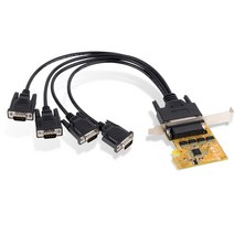 NEXT SER6456AL-C 4포트 RS232 PCI-Express 시리얼 확장카드 115.2Kbps 슬림PC 지원 시리얼확장카드, SUNIX SER6456AL-C