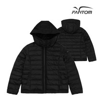 팬텀 골프 fantom여성 캐주얼 베이직 덕다운 후드 점퍼 F22193JD258_BK, 90, BK
