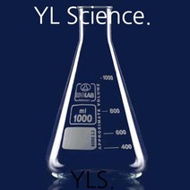 (YLS) 외산 파이렉스 삼각플라스크 100~1000ml Erlenmeyer Flask - ISOLAB (Germany), 100ml 1ea