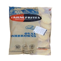 [팜프리츠] 팜프리츠 오벌 해쉬브라운 2.5kg, 상세페이지 참조