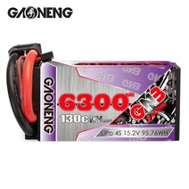 가오능 6300mAh 15.2V 130C 쇼티 수퍼펀치 RC 배터리, 6300 4S 130C TRX