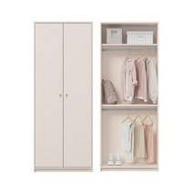 한샘 보나 주니어 옷장 80cm 일반형 2단행거, E:그레이_베이지(E)