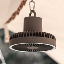 충전식 무선 에어 써큘레이터 선풍기 LED 조명 간접조명 무드등 타프팬 실링팬 고용량 보조배터리 내장 8000mAh 스마트폰 충전지원 캠핑 차박 휴대용, 화이트
