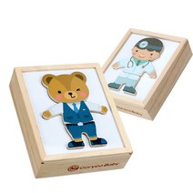 고려베이비 곰돌이 옷입히기 직업놀이 자석놀이 원목퍼즐 자석교구, 직업놀이퍼즐, 1개