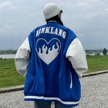 크레이지 올드스쿨 빈티지 스타디움 재킷 베이스볼 자켓 야구점퍼 오버사이즈 루즈핏 스트릿