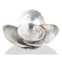 가볍고 편리한 건조 스텐 타공 채반 29cm 북유럽스타일주방 소쿠리 채반대 면채반 스텐건지개 삽겹살망