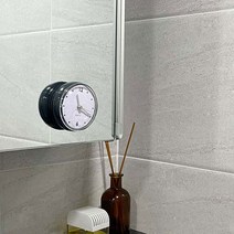 흡착식 심플 욕실 방수시계