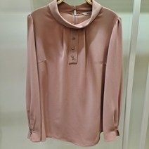 지센 지센 LFWSM901 반넥 긴팔 블라우스