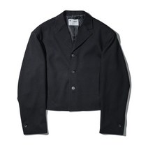 SIGNATURE 크롭 블 자켓 블랙 crop blazer jacket black YE