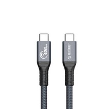 오리코 썬더볼트4 USB4 호관 초고속 케이블 40Gbps PD100W 8K영상 TBZ4(2M), 2.0M(TBZ-20)