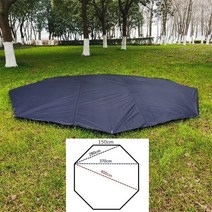 캠핑 텐트 굴뚝 구멍이있는 크기의 피라미드 높이 220cm 초경량 야외 천막 대피소 배낭, [05] Only Ground Sheet