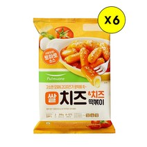 풀무원 쌀치즈앤치즈 떡볶이 (2인분) (398g), [풀무원] 쌀 치즈앤치즈 떡볶이(2인분)x6개